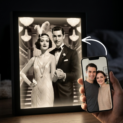 The Great Gatsby Couple Portrait