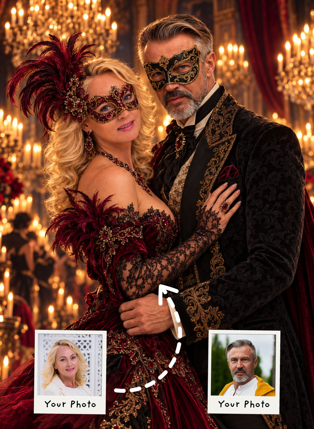 The Haunted Masquerade Ball Portrait