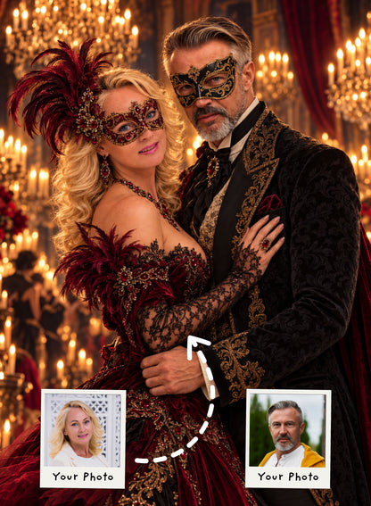 The Haunted Masquerade Ball Portrait