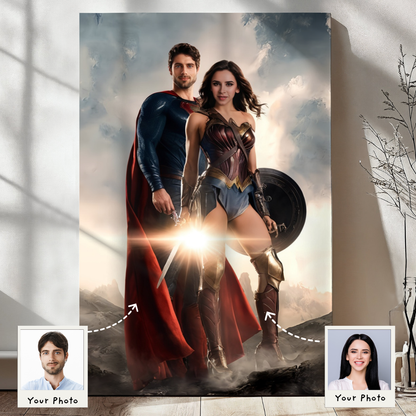 Super Wonder Couple Portrait