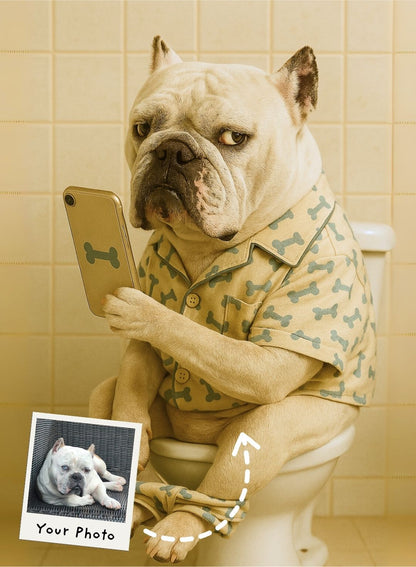 Pawuse for a Scroll Portrait