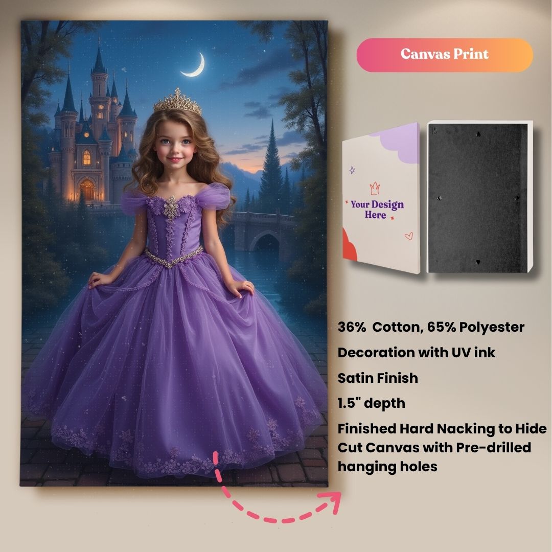 Twilight Lavender Princess Portrait