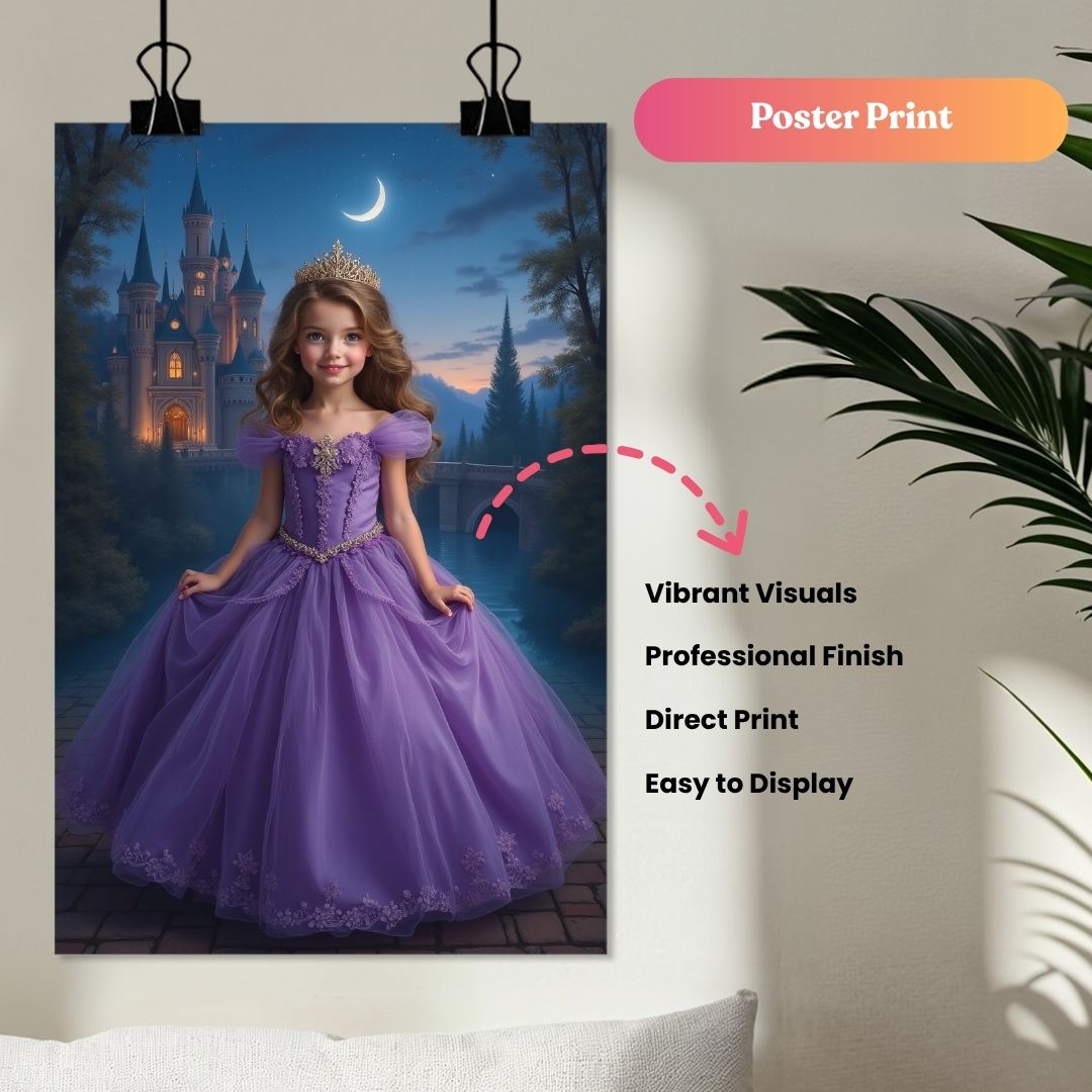 Twilight Lavender Princess Portrait