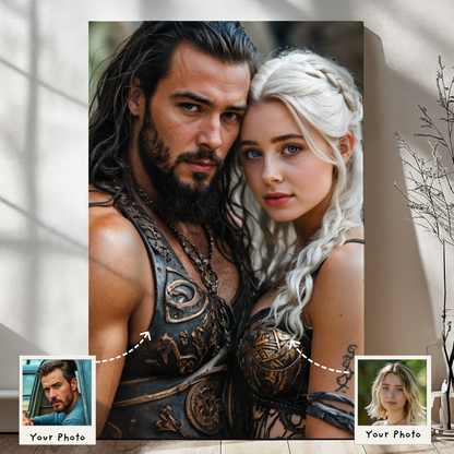 Throne Couple Portrait