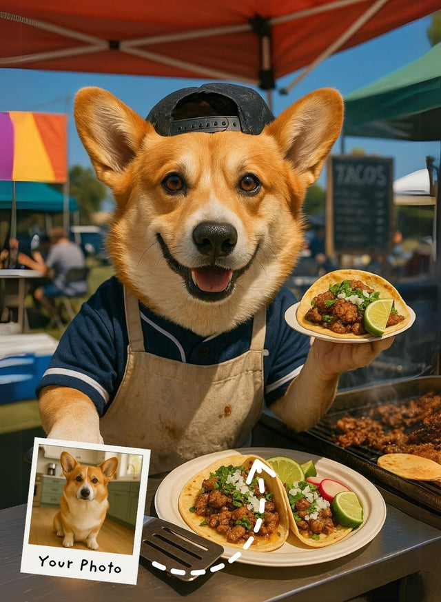 Purrfect Picnic Chef Portrait