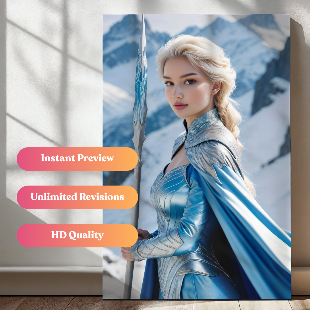 Queen of Ice Portrait