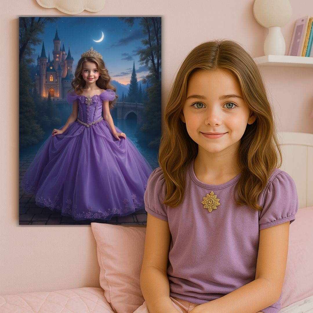 Twilight Lavender Princess Portrait