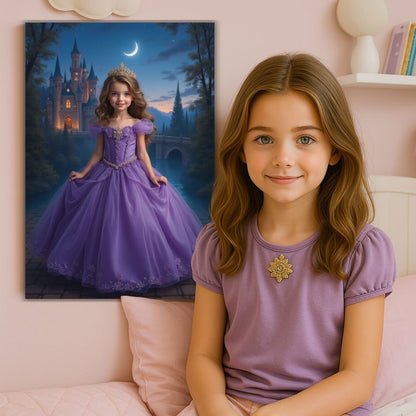Twilight Lavender Princess Portrait
