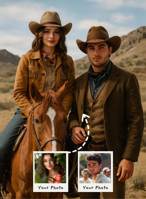 Country Trails Couple Portrait