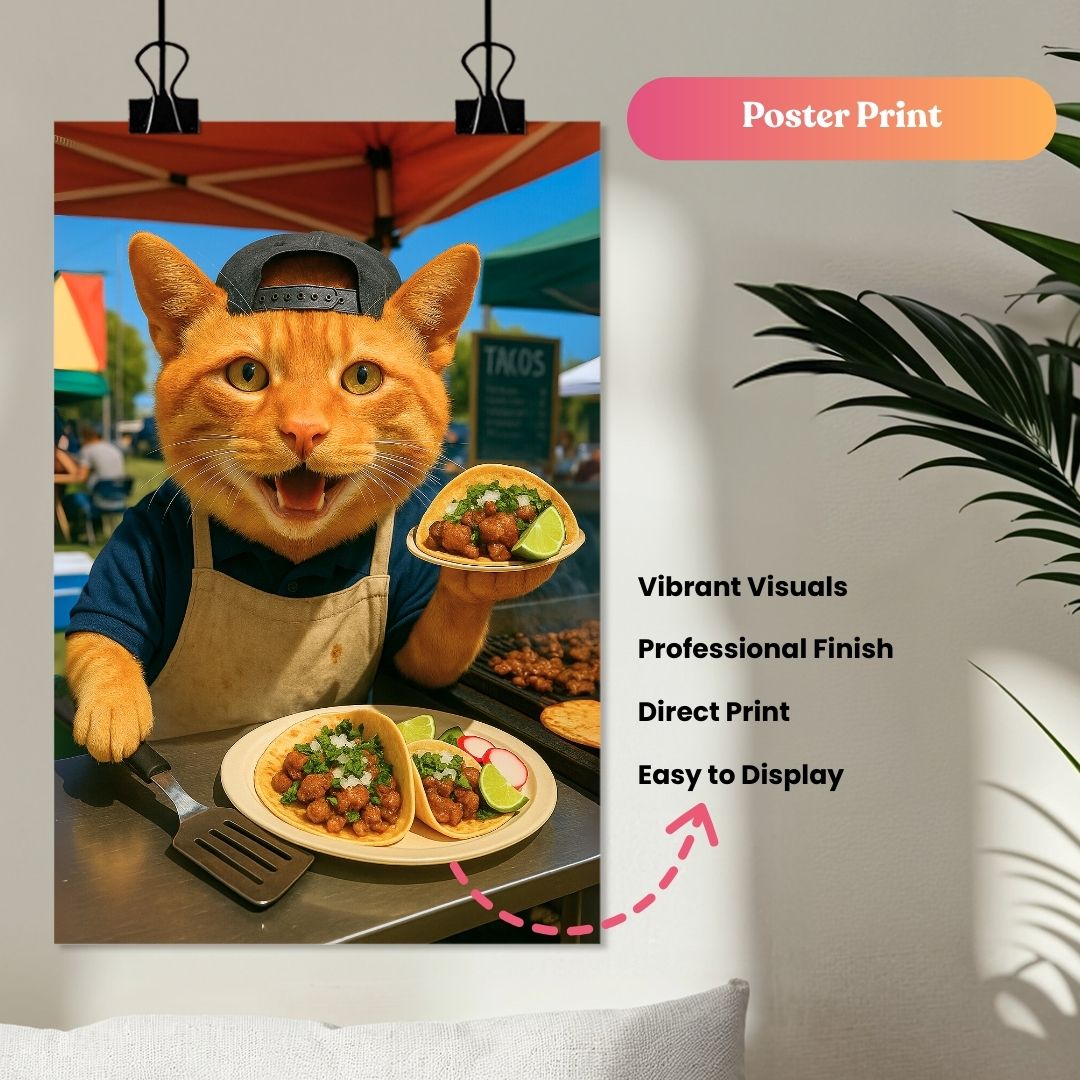 Purrfect Picnic Chef Portrait