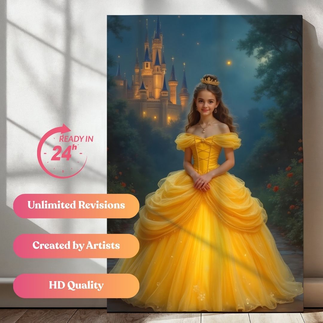 Belle of the Golden Night Portrait