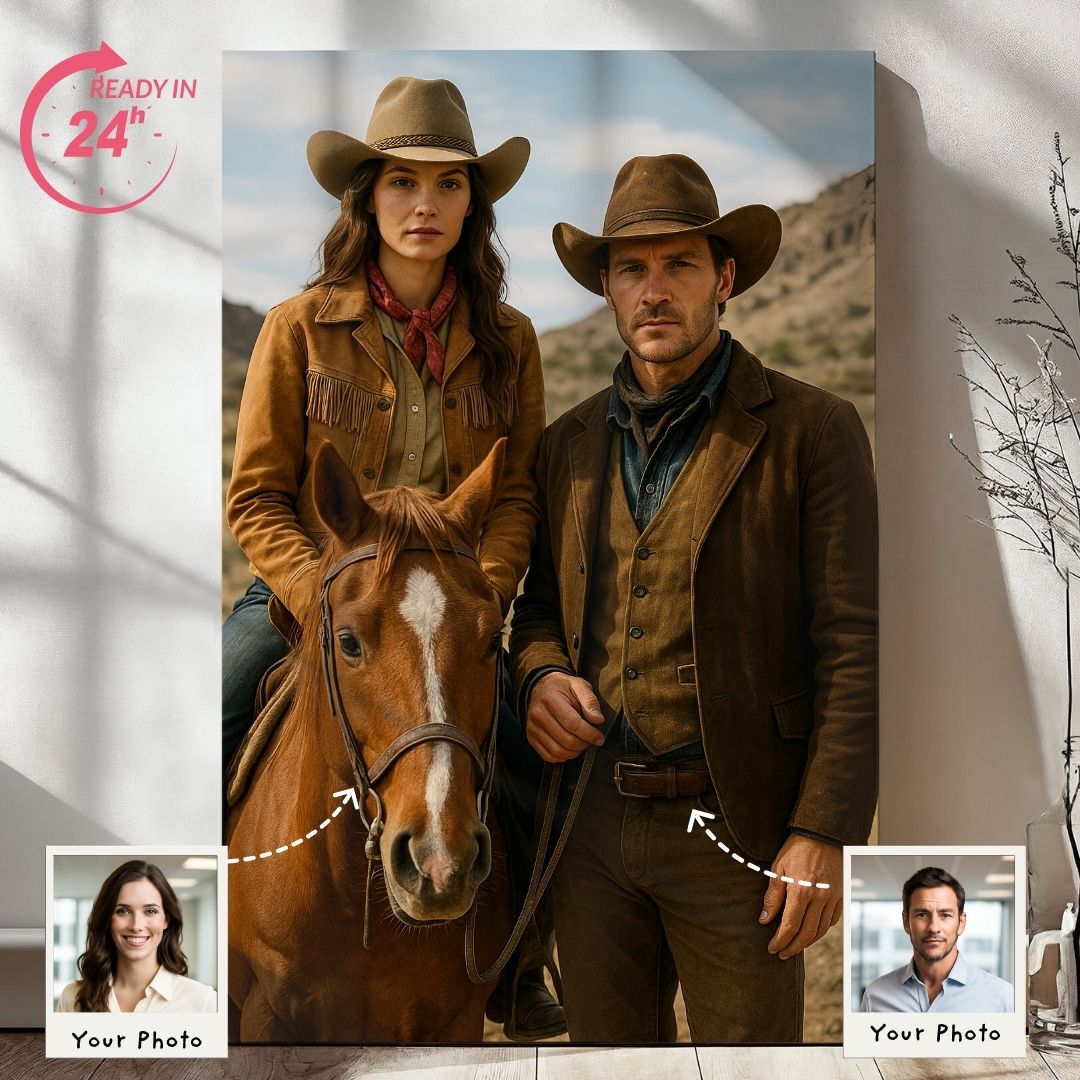 Country Trails Couple Portrait