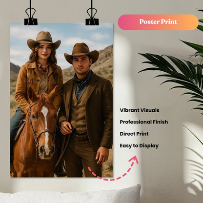 Country Trails Couple Portrait
