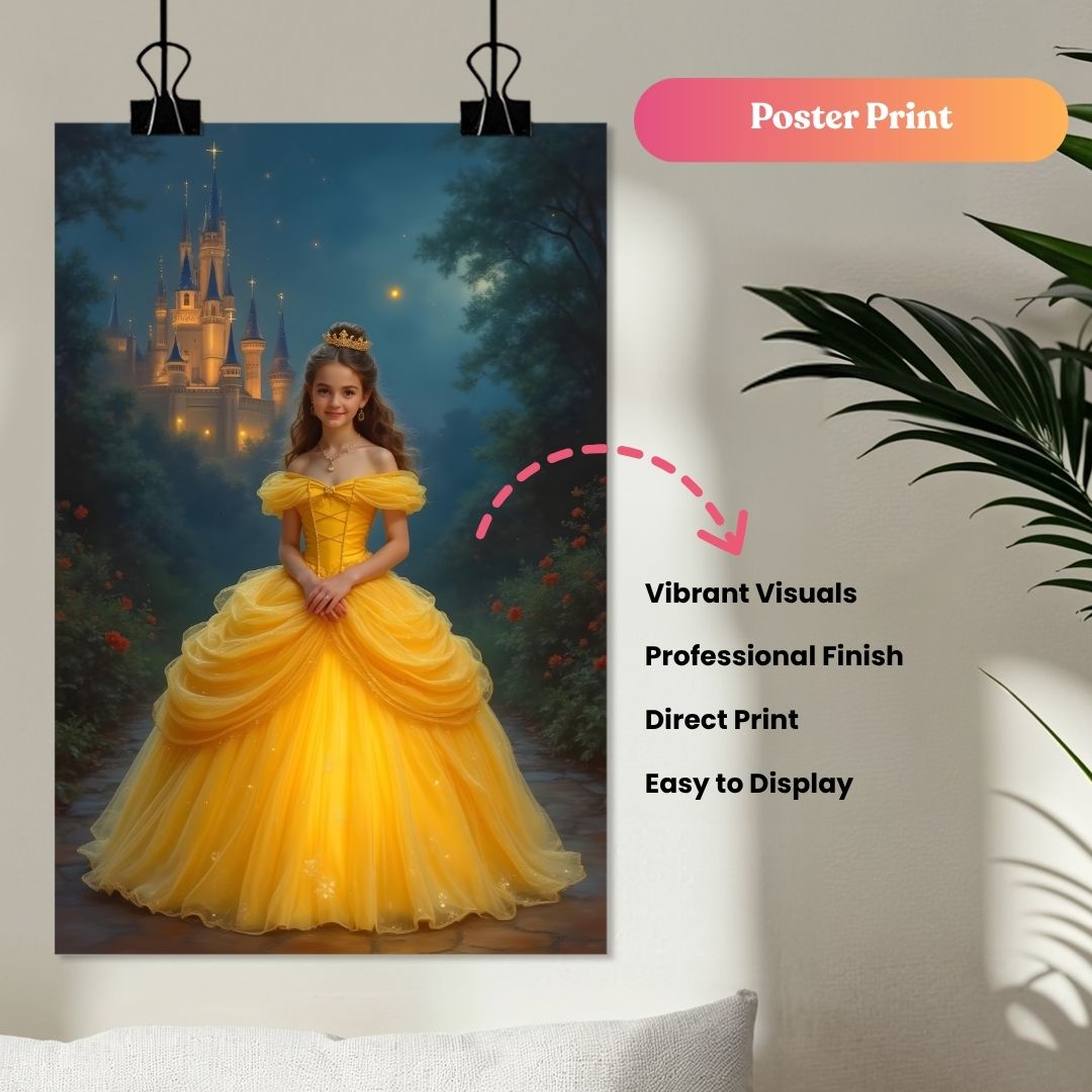Belle of the Golden Night Portrait