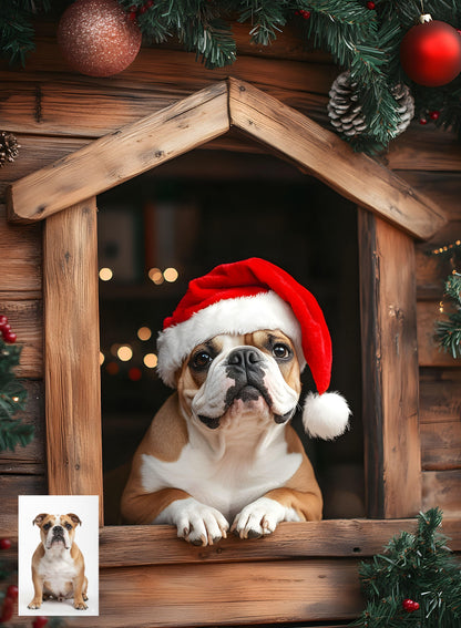 House Pet Holiday Portrait