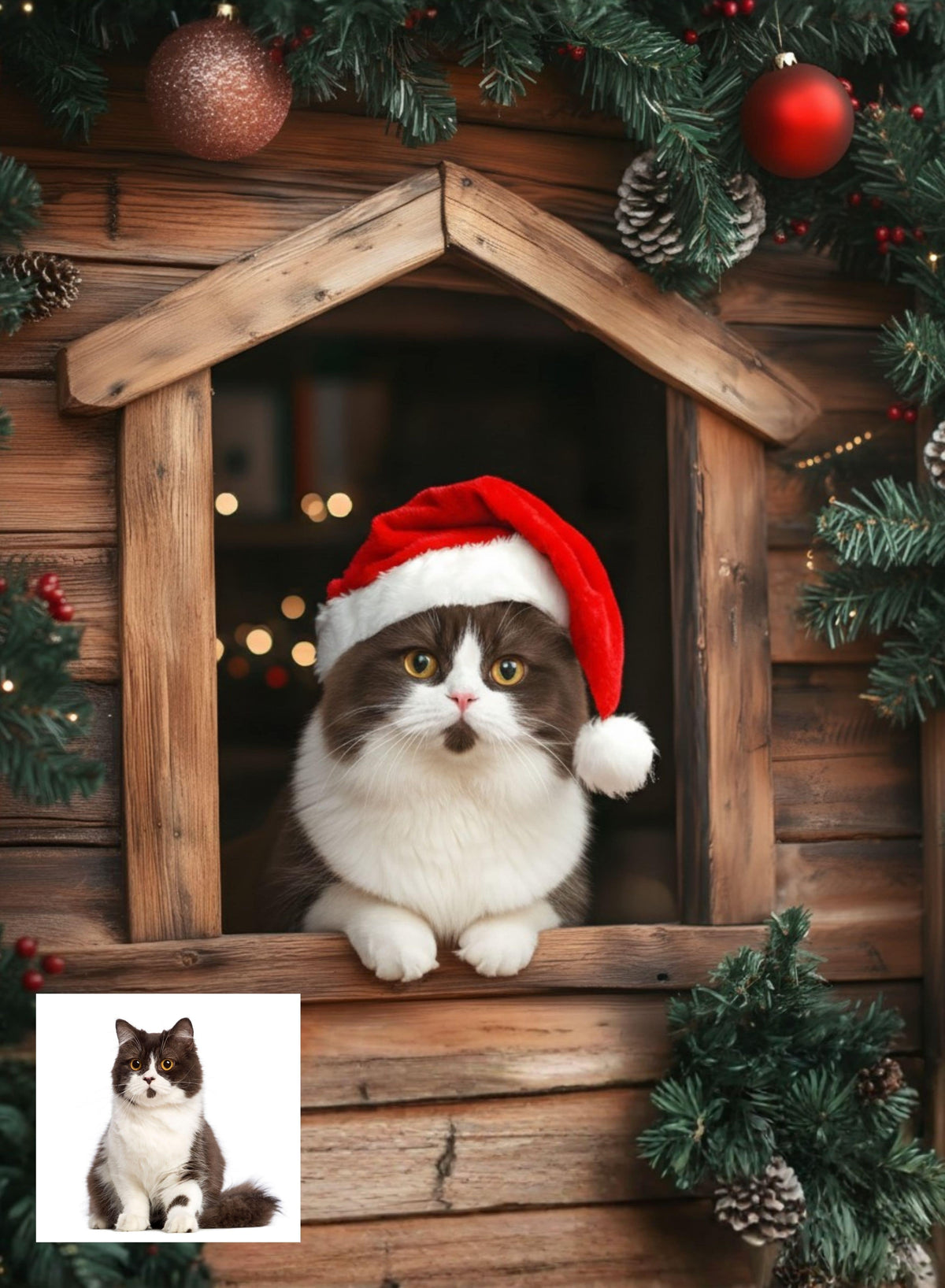 House Pet Holiday Portrait
