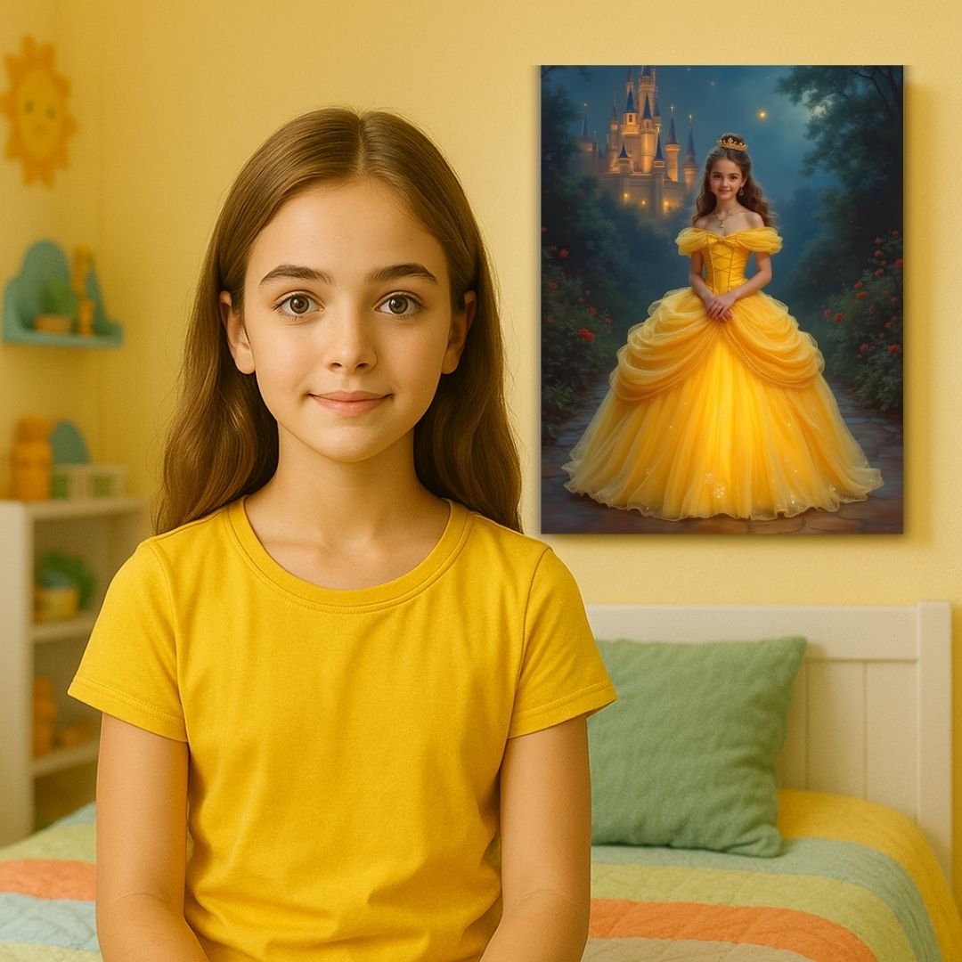 Belle of the Golden Night Portrait