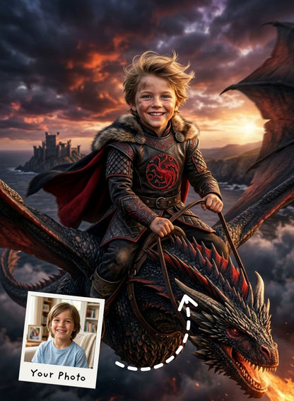 The Dragon Rider Warrior Portrait