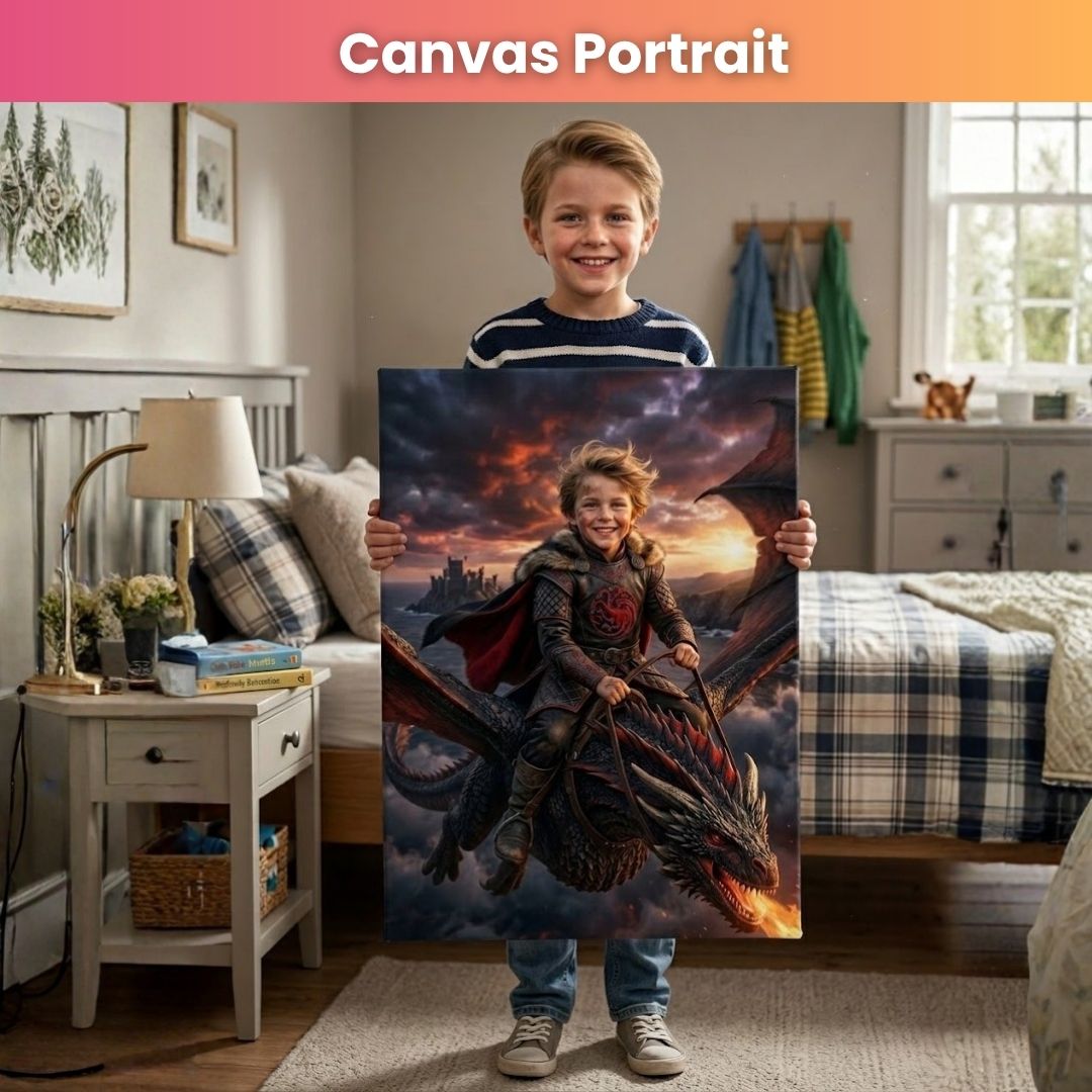 The Dragon Rider Warrior Portrait