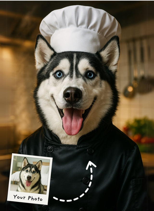 The Purrfect Chef Portrait