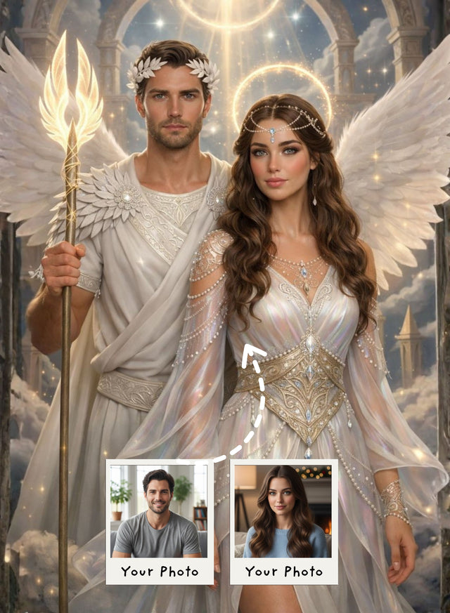 The Heavenly Couple Portrait