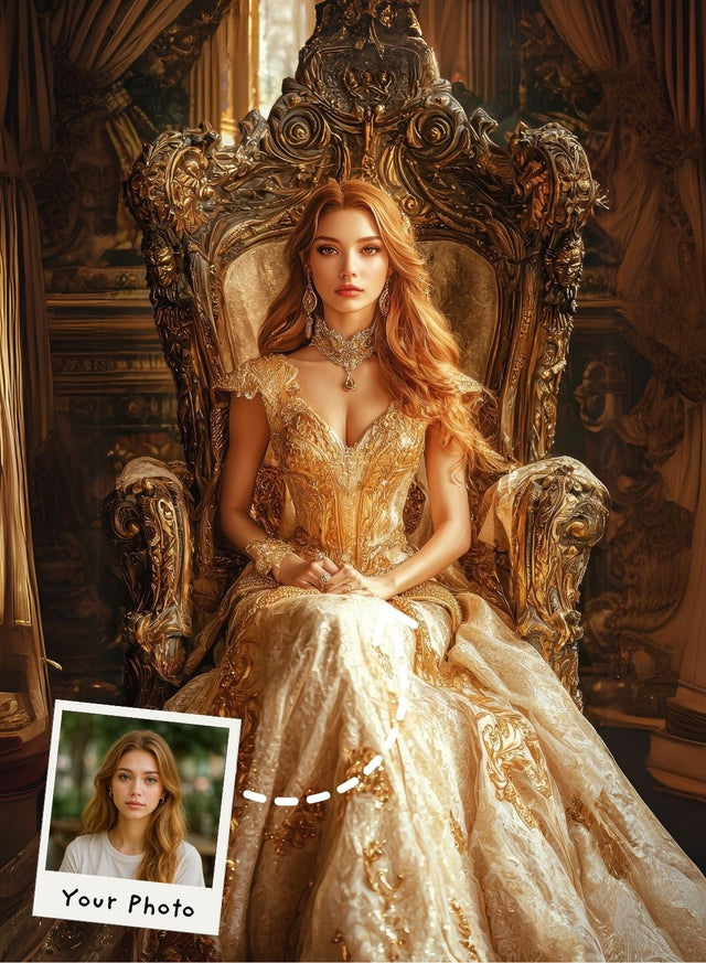 Gold Queen Portrait