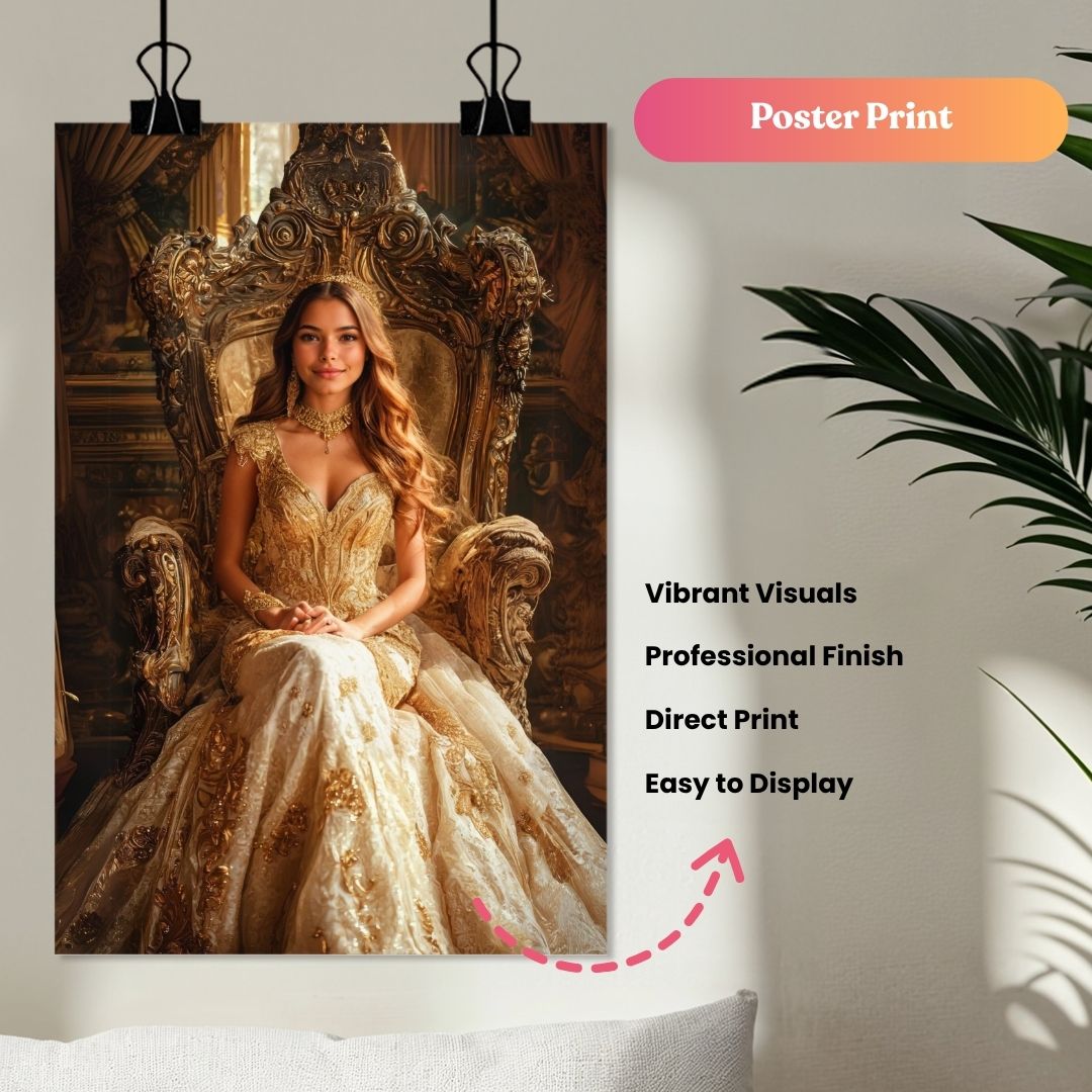 Gold Queen Portrait