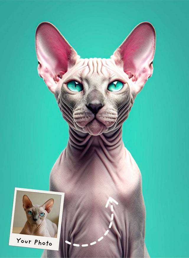 The Feline Pharaoh Portrait