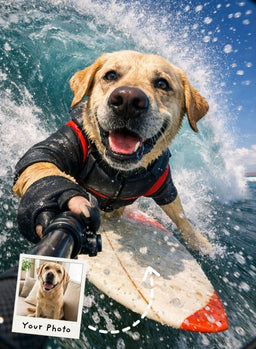 Paws Above the Waves Portrait