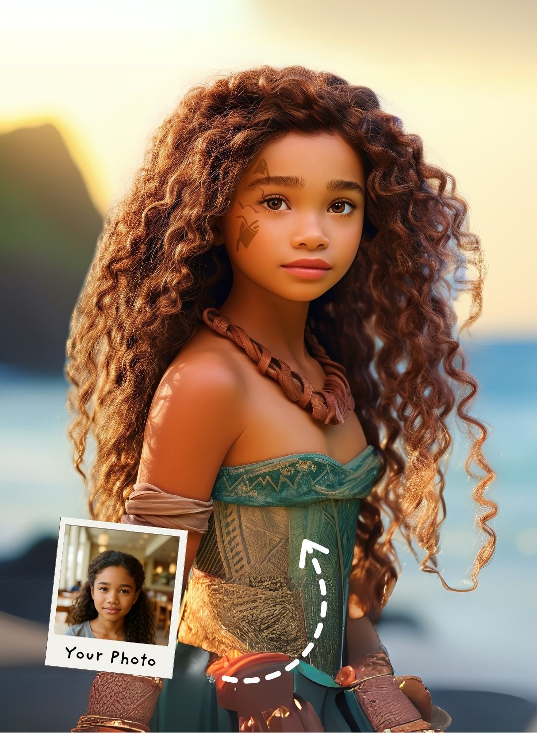 Island Warrior Princess Portrait