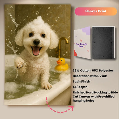 Splish Splash Paws Portrait