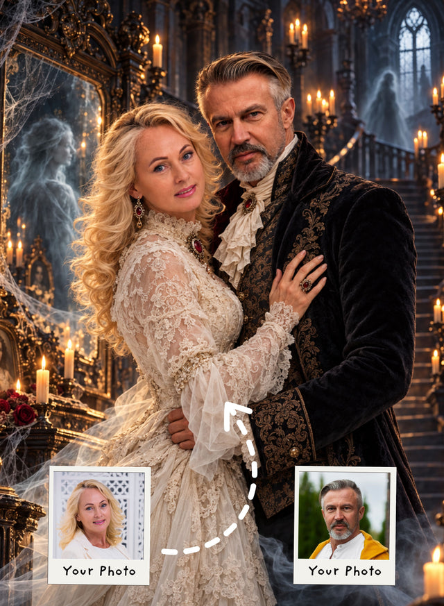 The Victorian Ghost Lovers Portrait