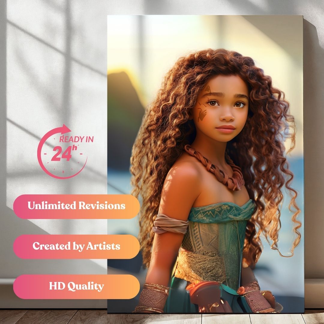 Island Warrior Princess Portrait
