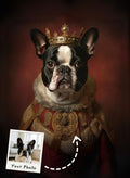 Their Fluffy Highnesses in Scarlet Portrait