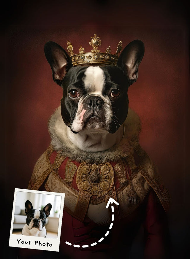 Their Fluffy Highnesses in Scarlet Portrait