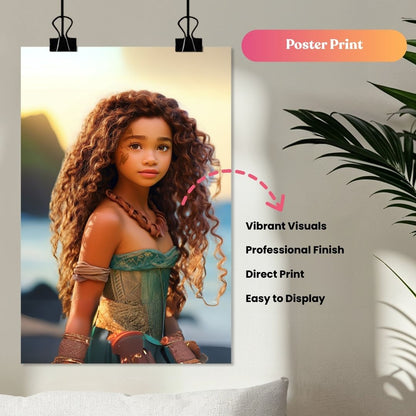 Island Warrior Princess Portrait