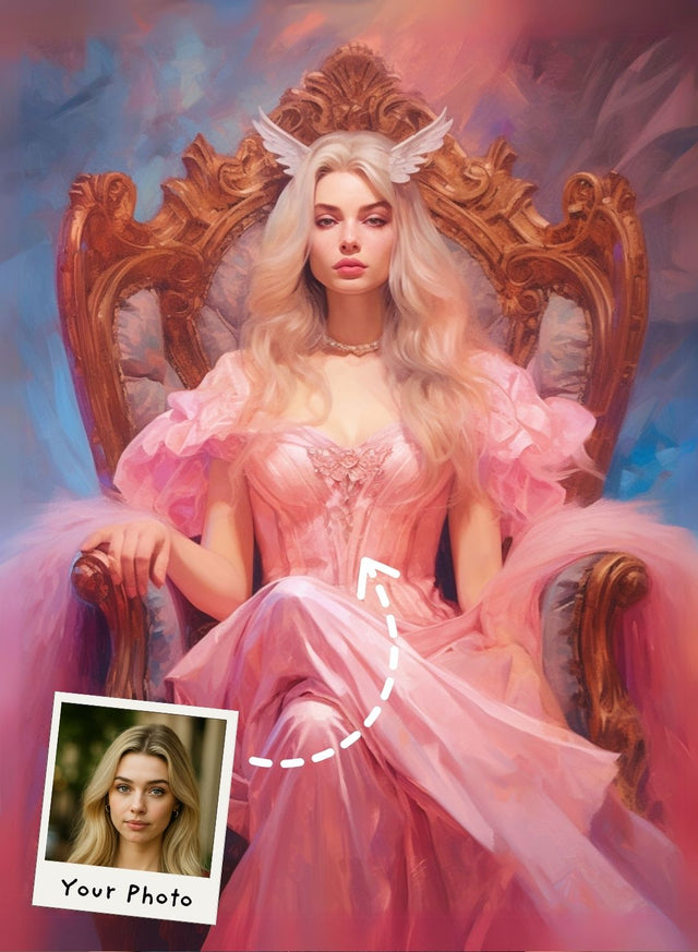 Dreamy Unicorn Princess Portrait