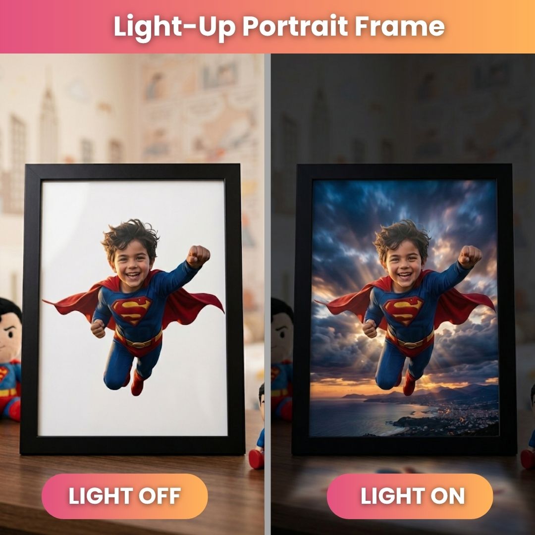 The Flying Superhero Portrait
