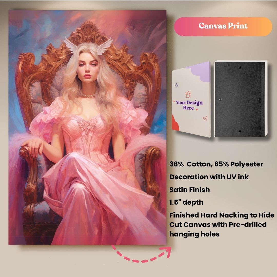 Dreamy Unicorn Princess Portrait