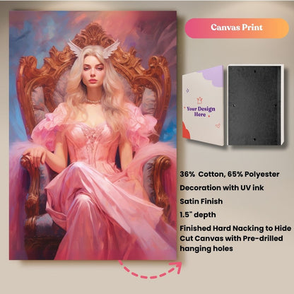 Dreamy Unicorn Princess Portrait