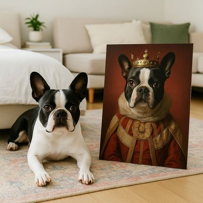 Their Fluffy Highnesses in Scarlet Portrait