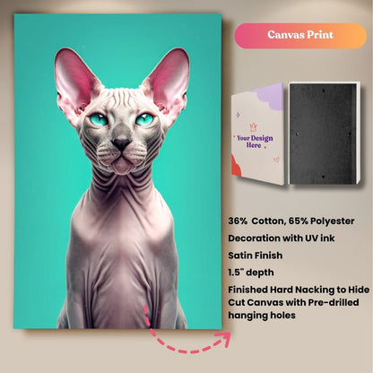 The Feline Pharaoh Portrait