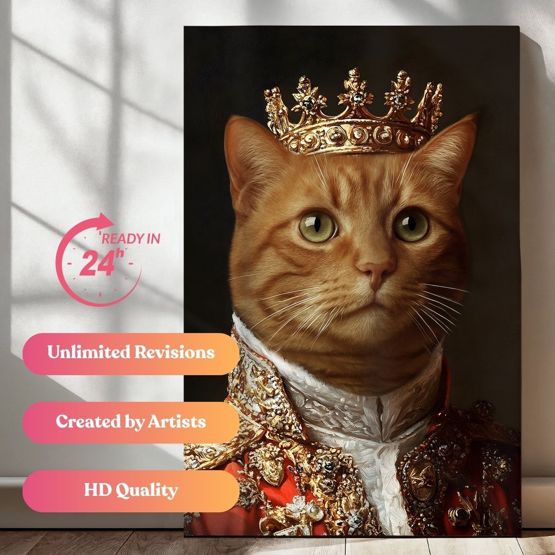 Gracepaw Duke of the Golden Realm Portrait