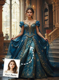 Blue Frosty Queen Portrait