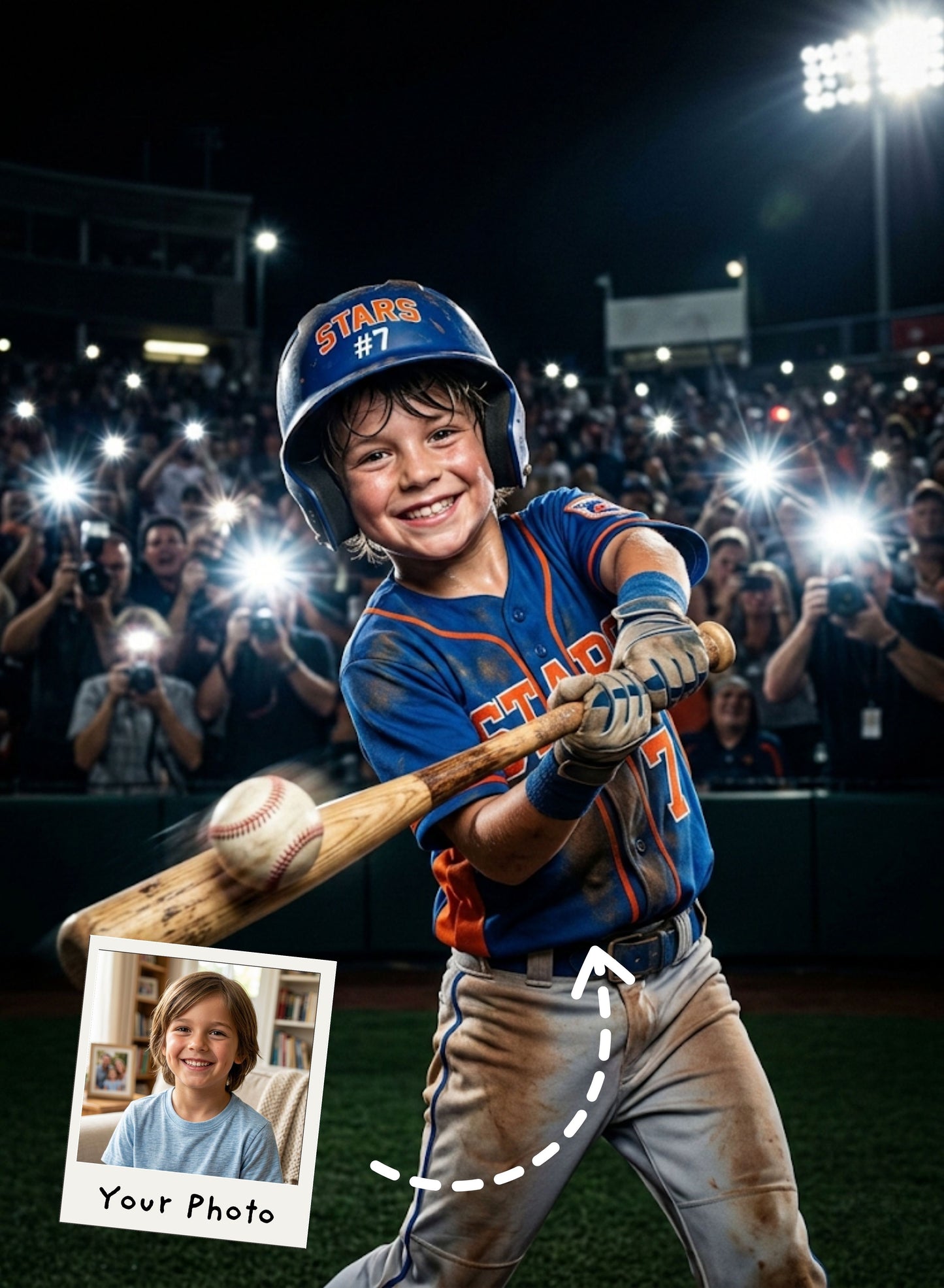 The Rising Baseball Star Portrait