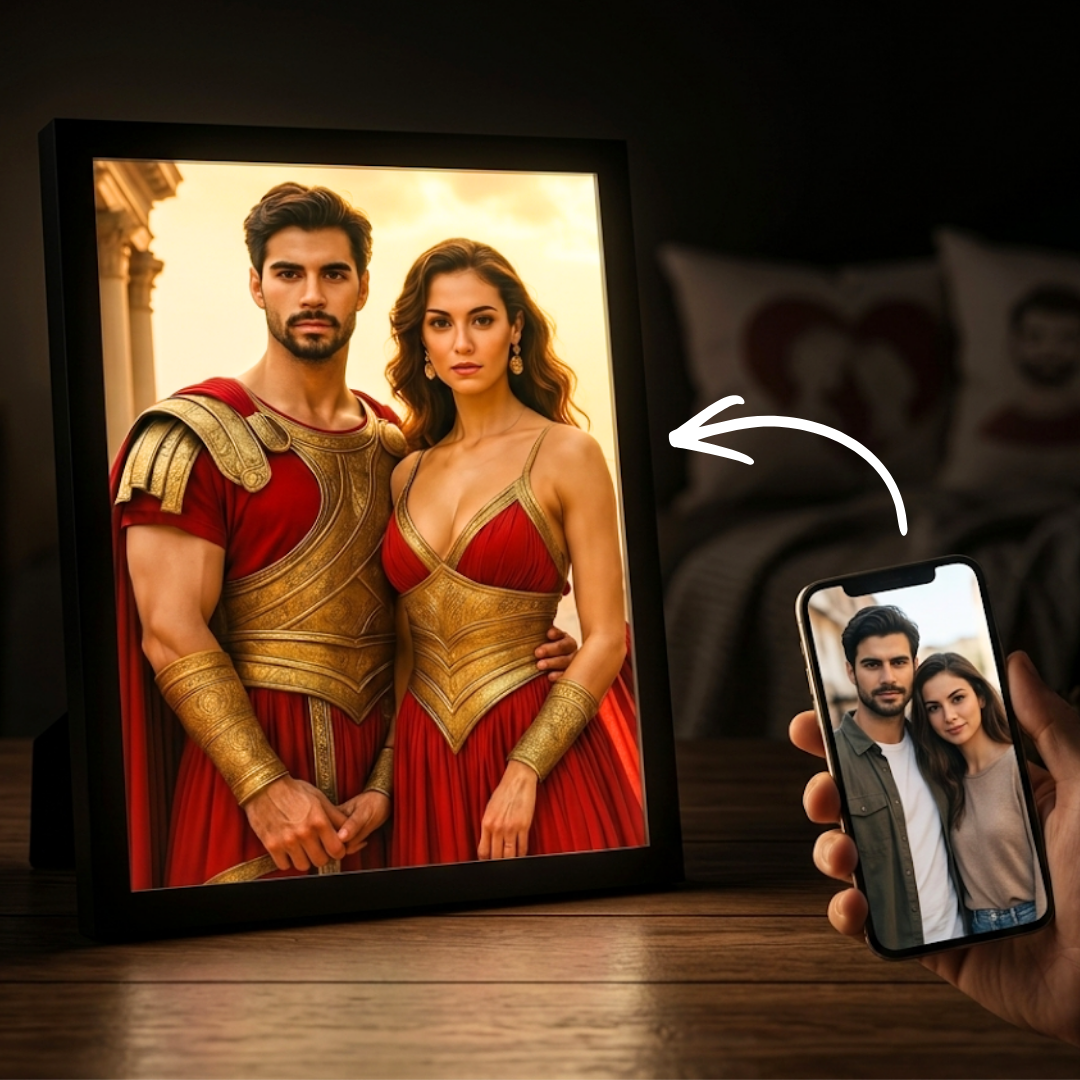 Fearless Warrior Couple Portrait