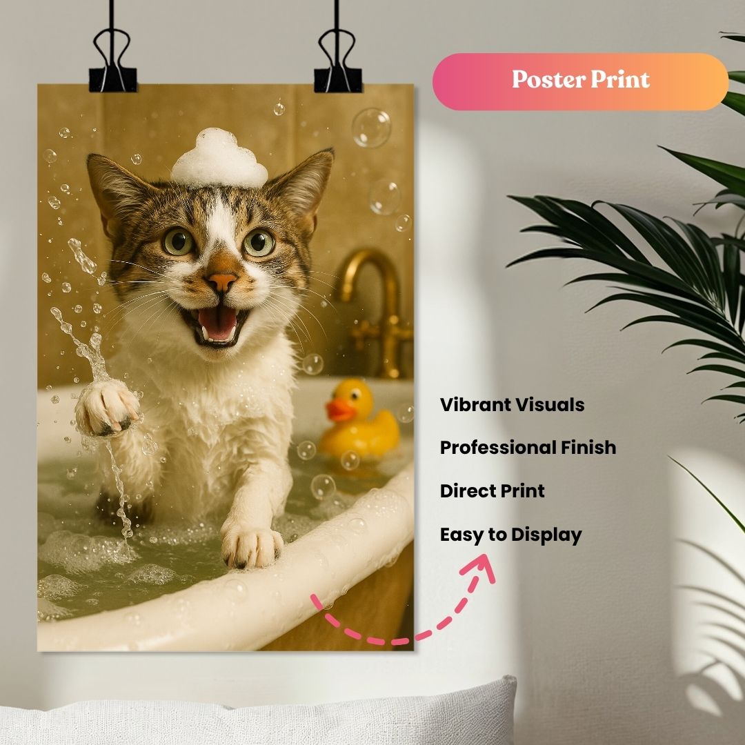 Splish Splash Paws Portrait