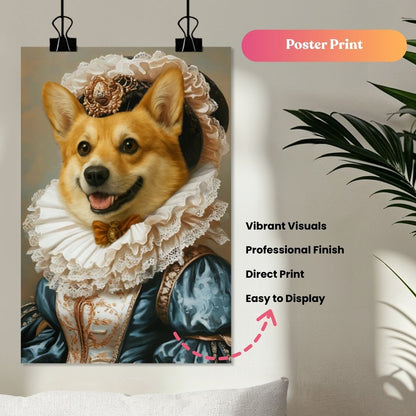 Renaissance Royal Pet Portrait