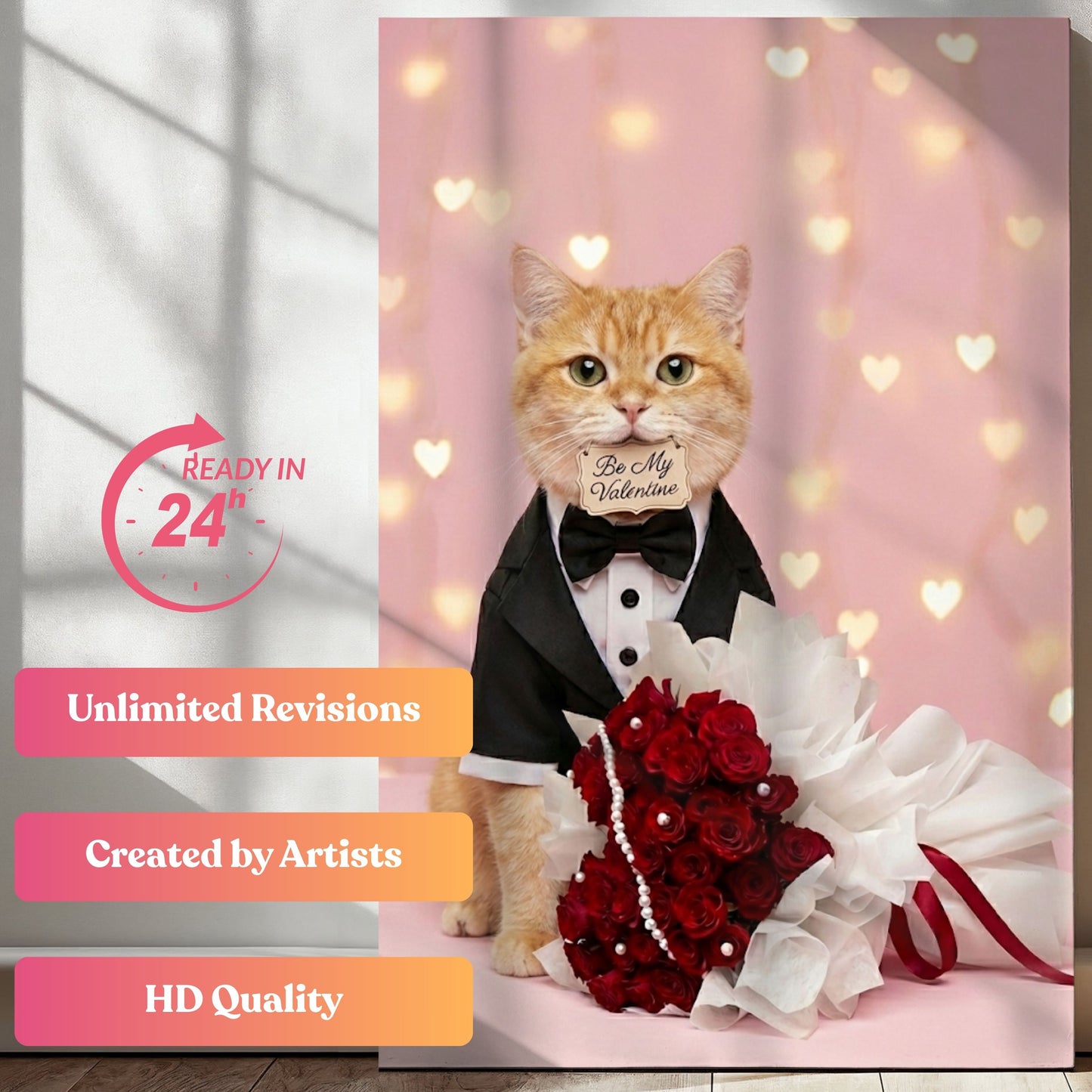 My Furry Valentine Portrait