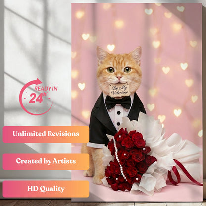 My Furry Valentine Portrait